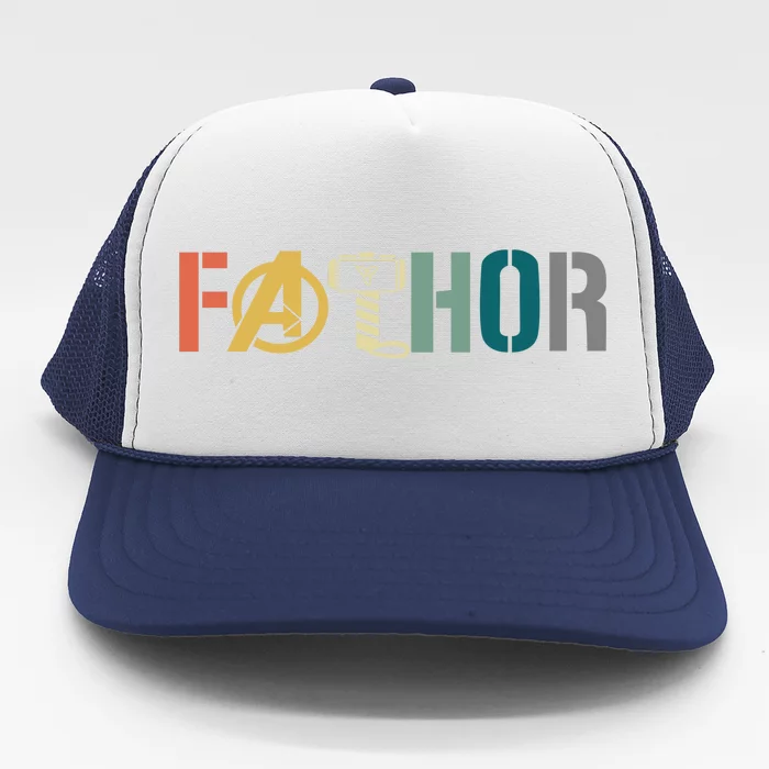 Fathor Father's Day Gift Viking Fathor Hero Trucker Hat