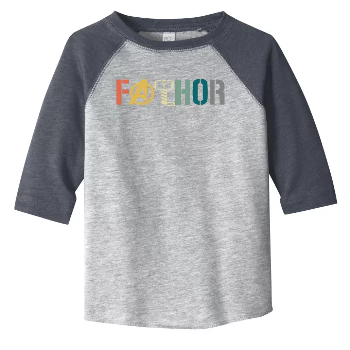 Fathor Father's Day Gift Viking Fathor Hero Toddler Fine Jersey T-Shirt