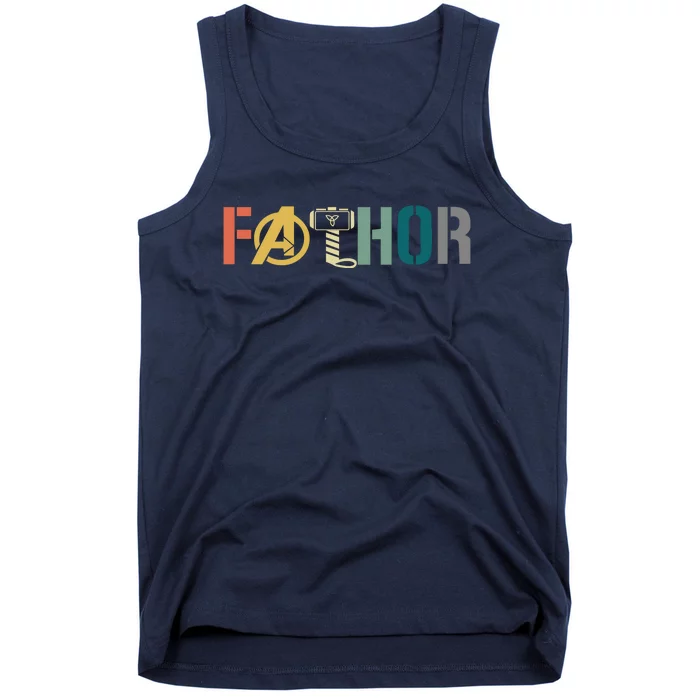 Fathor Father's Day Gift Viking Fathor Hero Tank Top