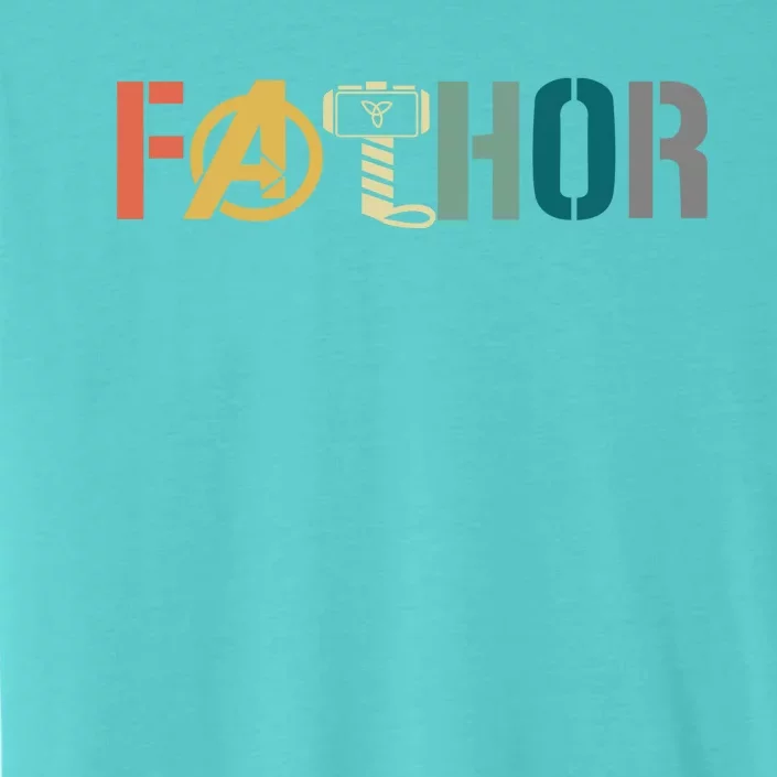 Fathor Father's Day Gift Viking Fathor Hero ChromaSoft Performance T-Shirt