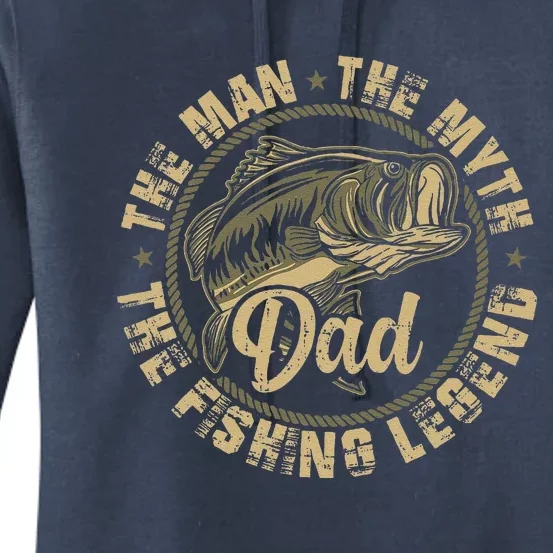 Fishings For Dad Father Day Fishing Gift For Fisherman Women's Pullover Hoodie