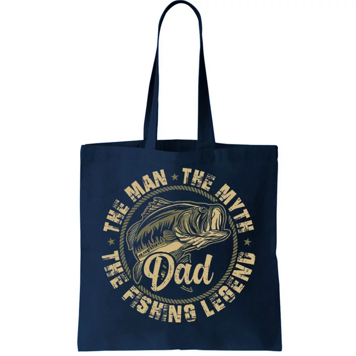 Fishings For Dad Father Day Fishing Gift For Fisherman Tote Bag