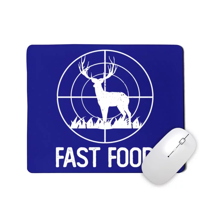 Fast Food Deer Funny Hunting Gift For Rifle Hunters Gift Mousepad