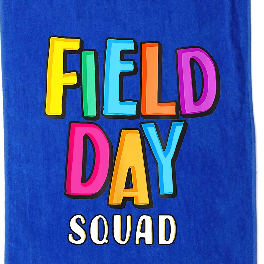 Field Fun Day Squad School Trip Vibes Teachers Platinum Collection Golf Towel