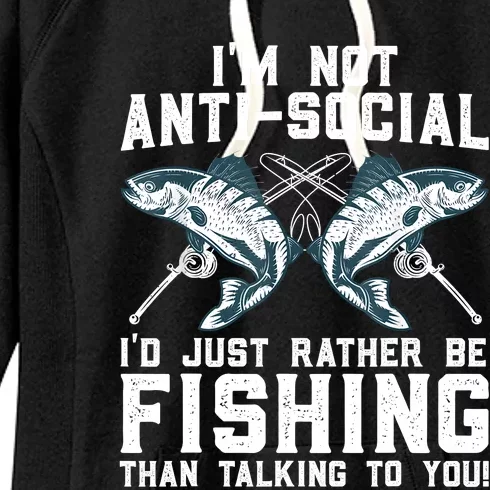 Funny Fishing Design For Men Women Fisherman Fishing Lover Women's Fleece Hoodie