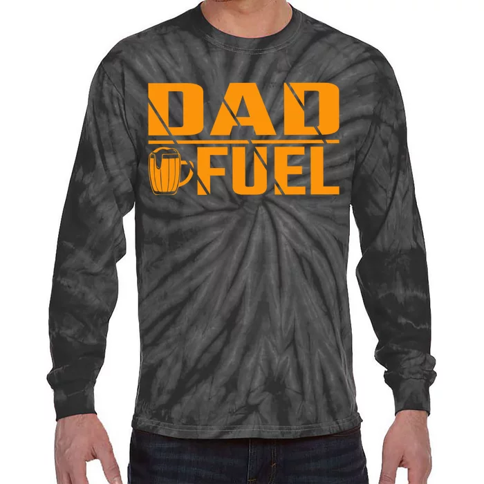 Funny Father's Day T Tie-Dye Long Sleeve Shirt