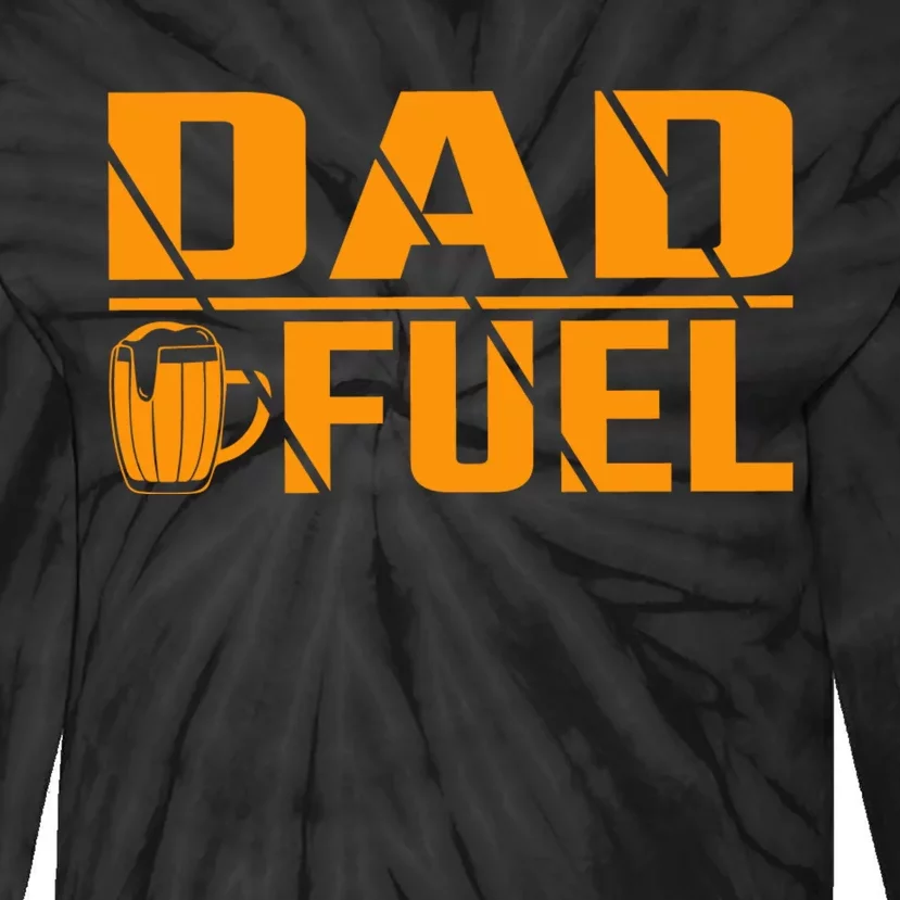 Funny Father's Day T Tie-Dye Long Sleeve Shirt