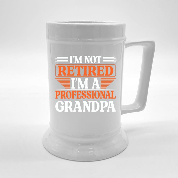 Funny Father's Day T Front & Back Beer Stein