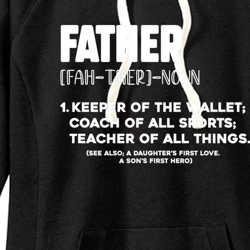 Funny Father's Day T Women's Fleece Hoodie