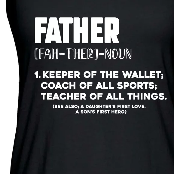 Funny Father's Day T Ladies Essential Flowy Tank