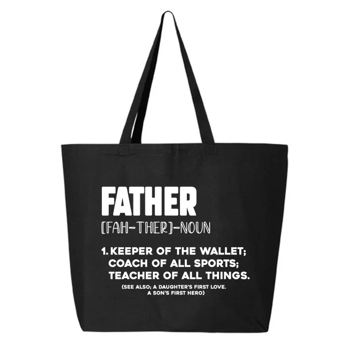 Funny Father's Day T 25L Jumbo Tote