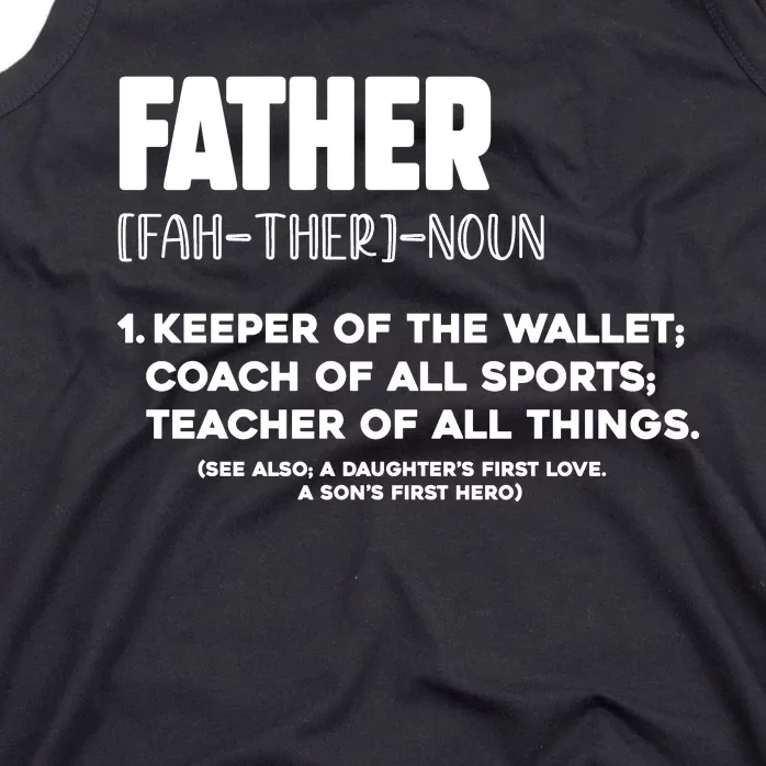 Funny Father's Day T Tank Top