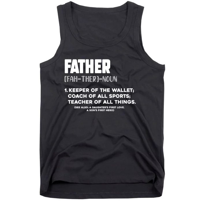 Funny Father's Day T Tank Top