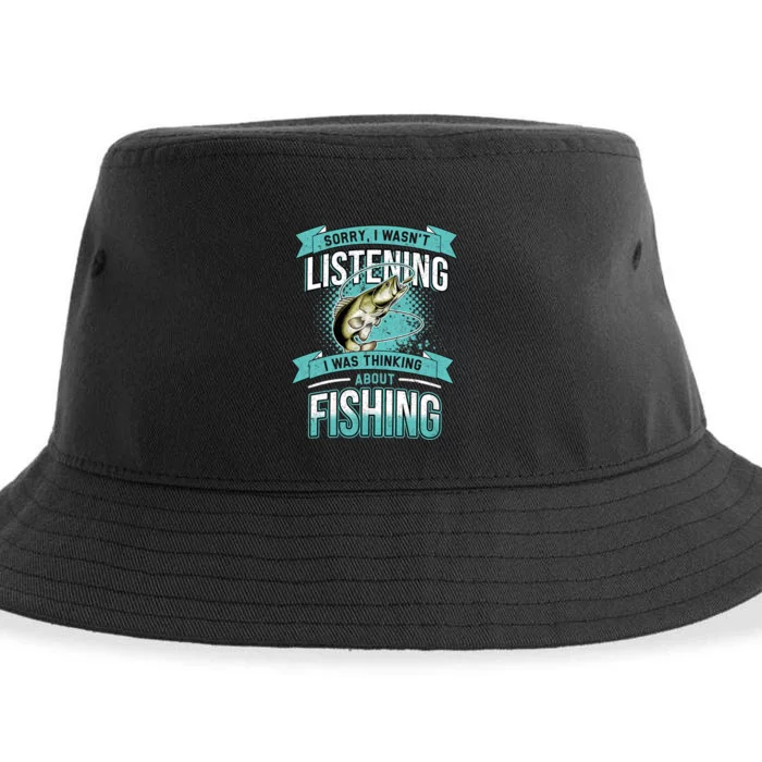 Funny Fishing Dad Quotes Saying Funny Fisherman Sustainable Bucket Hat