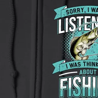 Funny Fishing Dad Quotes Saying Funny Fisherman Full Zip Hoodie