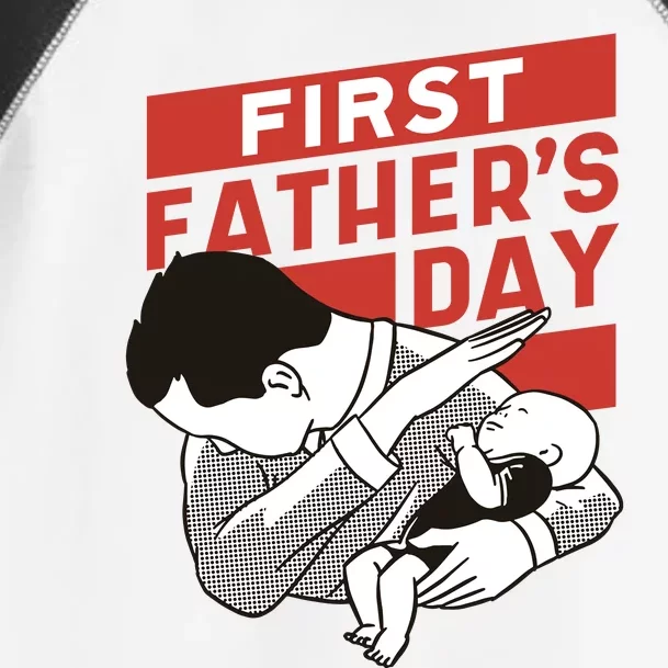 First Father's Day Dab Toddler Fine Jersey T-Shirt