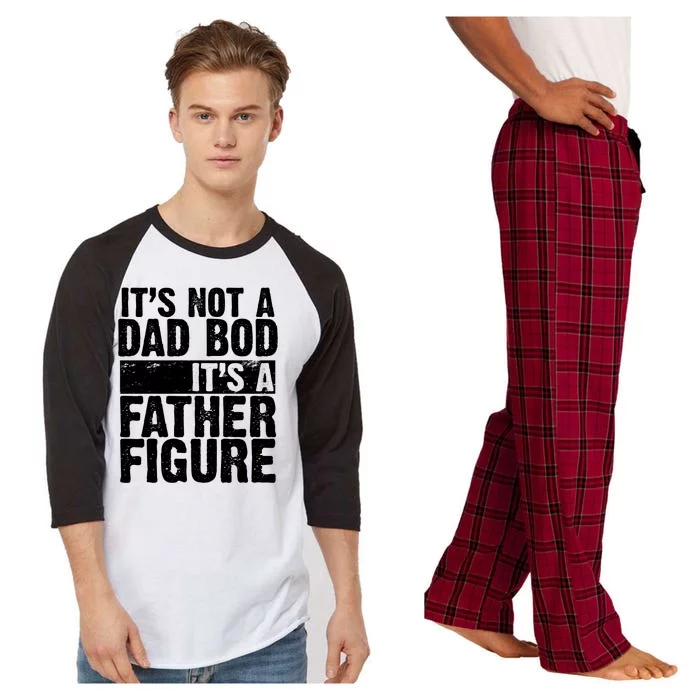 Father Figure Dad Bod Funny Meme Raglan Sleeve Pajama Set