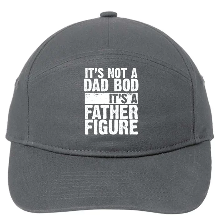 Father Figure Dad Bod Funny Meme 7-Panel Snapback Hat