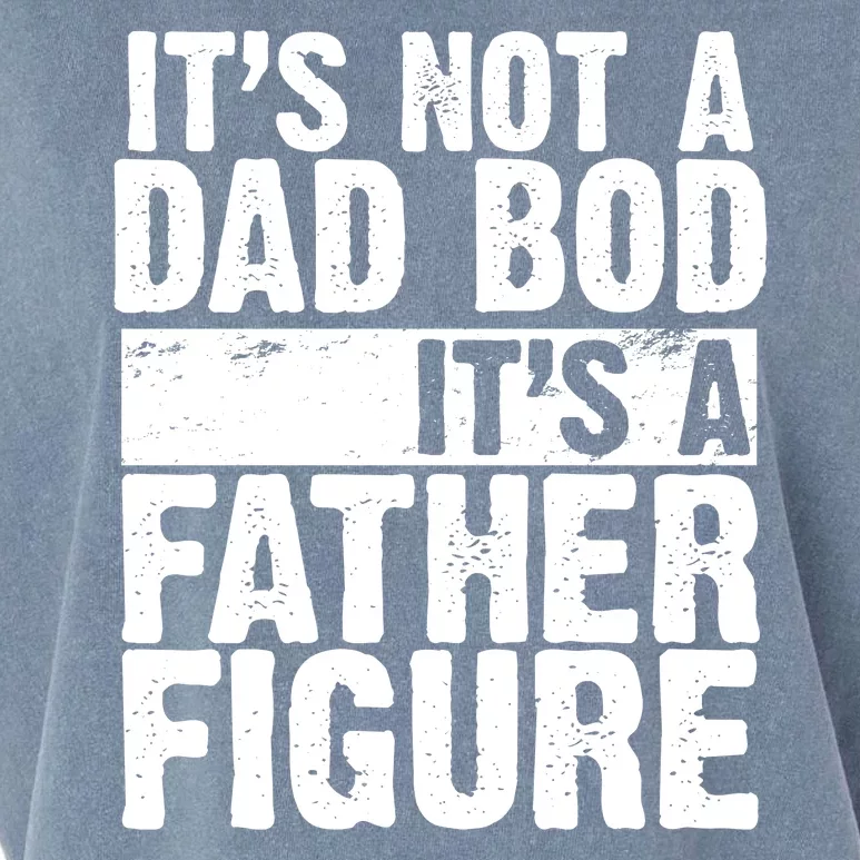 Father Figure Dad Bod Funny Meme Garment-Dyed Women's Muscle Tee