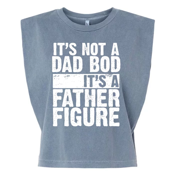 Father Figure Dad Bod Funny Meme Garment-Dyed Women's Muscle Tee