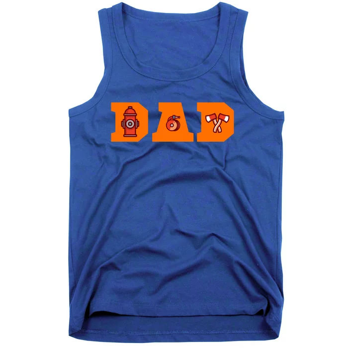 Firefighter Firefighter Dad Funny Gift Tank Top