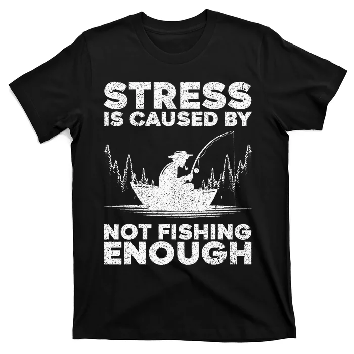 Funny Fishing Design For Wo Bass Fly Fishing Lovers T-Shirt