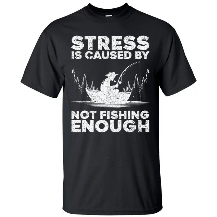 Funny Fishing Design For Wo Bass Fly Fishing Lovers Tall T-Shirt