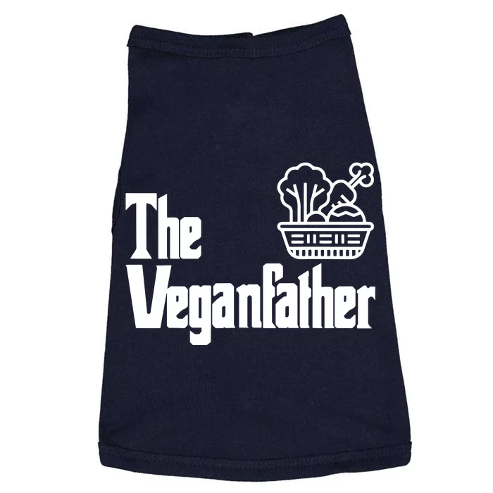 Funny Fathers Day The Veganfather Vegan Raw Food Dad Gift Doggie Tank