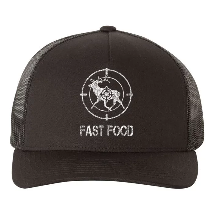 Fast Food Deer Hunting Hunter Fast American Food Camouflage Yupoong Adult 5-Panel Trucker Hat