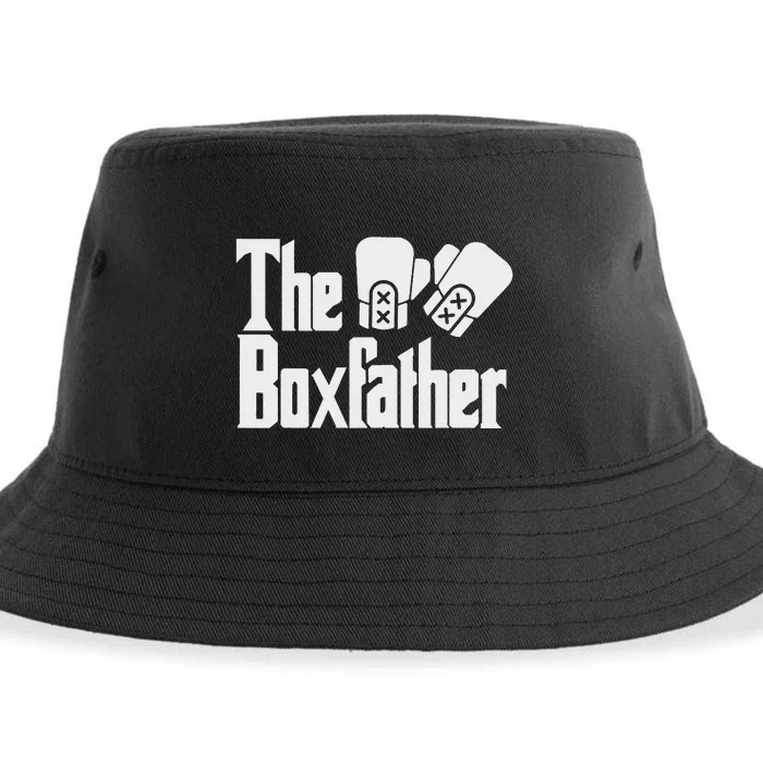 Funny Fathers Day The Box-father Boxing Boxer Dad Gift Sustainable Bucket Hat