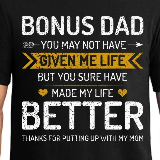 Funny Father's Day Bonus Dad Gifts from Daughter Son Wife Pajama Set