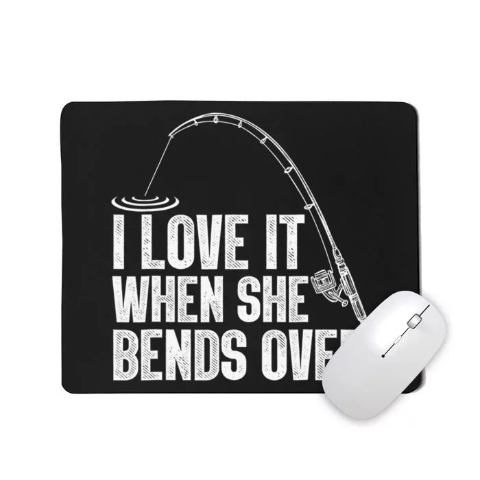 Funny Fishing Design For   Fisherman Fishing Rod Mousepad