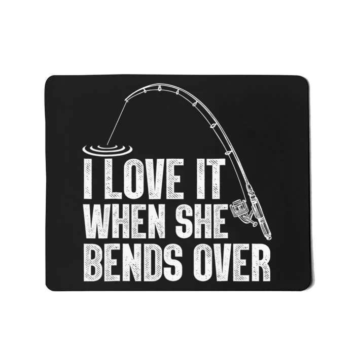 Funny Fishing Design For   Fisherman Fishing Rod Mousepad