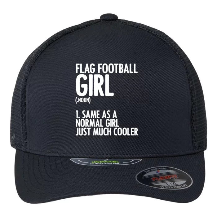 Flag Football Definition American Football Player Meaningful Gift Flexfit Unipanel Trucker Cap