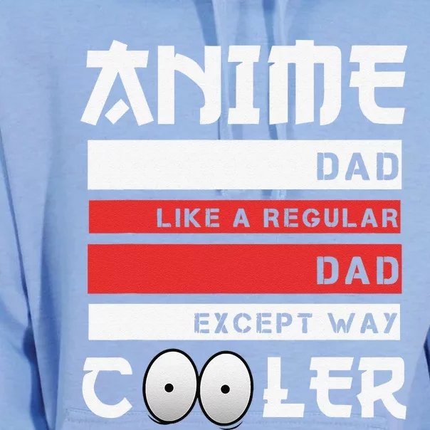 Funny Father's Day Anime Dad Cute Japanese Anime Dad Gift Unisex Surf Hoodie