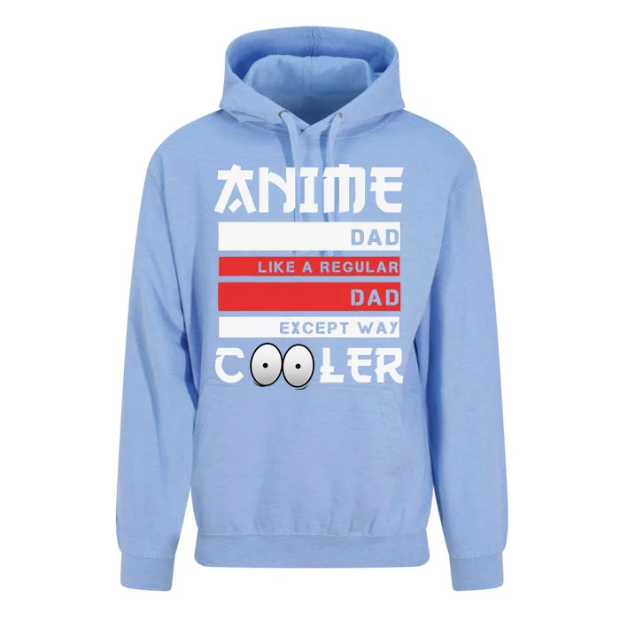 Funny Father's Day Anime Dad Cute Japanese Anime Dad Gift Unisex Surf Hoodie