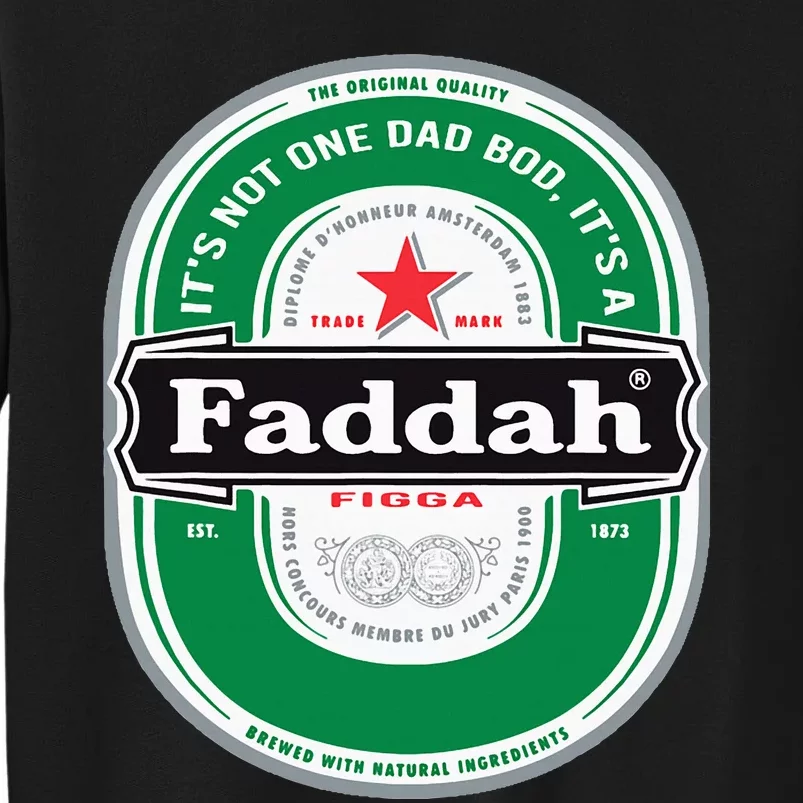 Funny Fathers Day Dad Bod Hawaiian Hawaii Pidgin Heine Beer Tall Sweatshirt