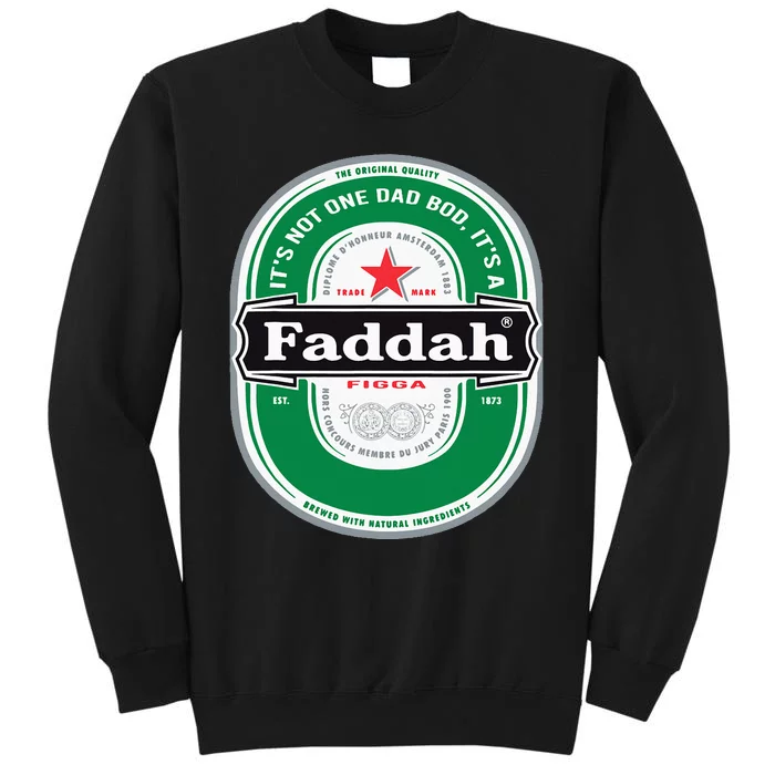 Funny Fathers Day Dad Bod Hawaiian Hawaii Pidgin Heine Beer Tall Sweatshirt