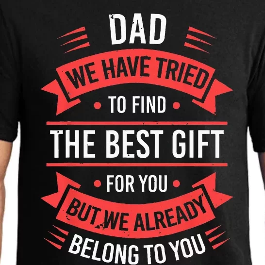 Funny Fathers Day For Dad From Daughters Fathers Day Pajama Set