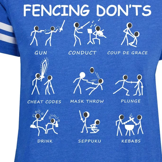 Fencing Enza Ladies Jersey Football T-Shirt