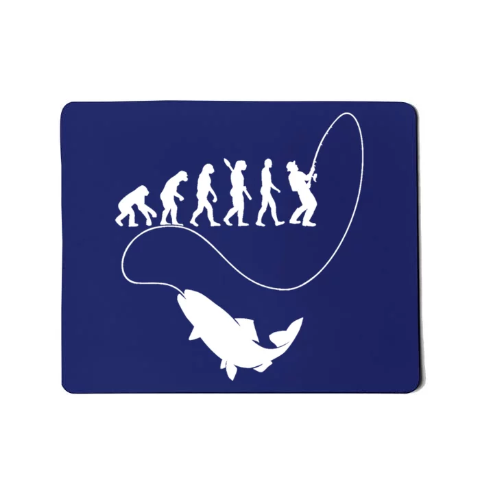 Fisherman fishing evolution Mousepad