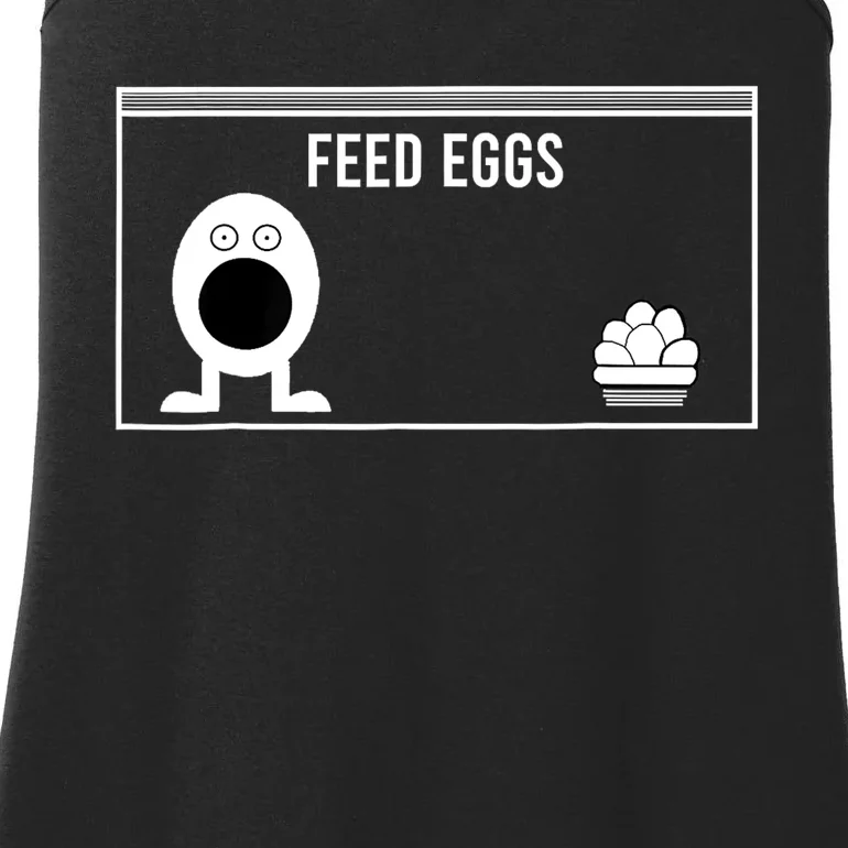 Funny Feed Eggs I Think You Should Leave Gifts For Men Ladies Essential Tank