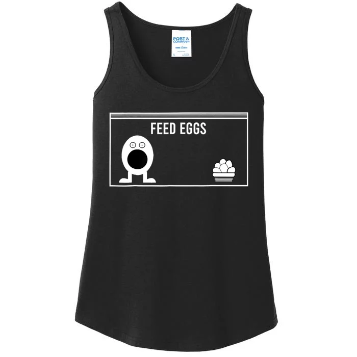 Funny Feed Eggs I Think You Should Leave Gifts For Men Ladies Essential Tank