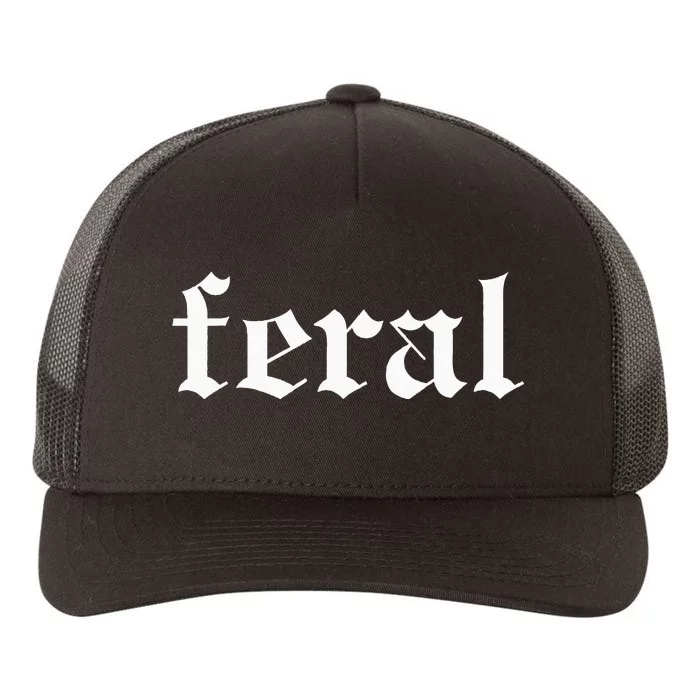 Feral Yupoong Adult 5-Panel Trucker Hat