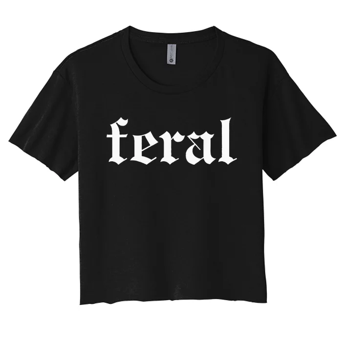 Feral Women's Crop Top Tee