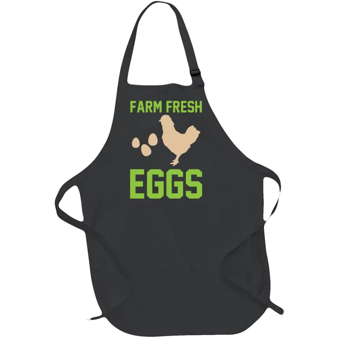 Farm Fresh Eggs Full-Length Apron With Pocket