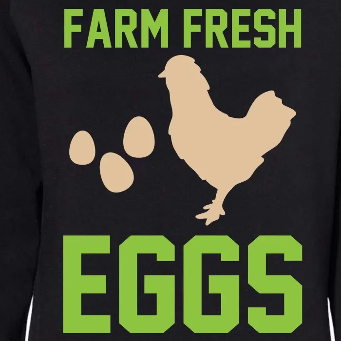 Farm Fresh Eggs Womens California Wash Sweatshirt