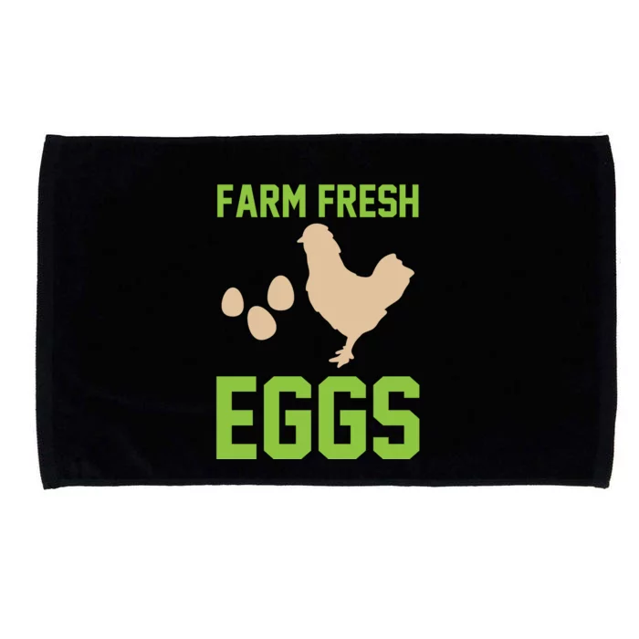 Farm Fresh Eggs Microfiber Hand Towel