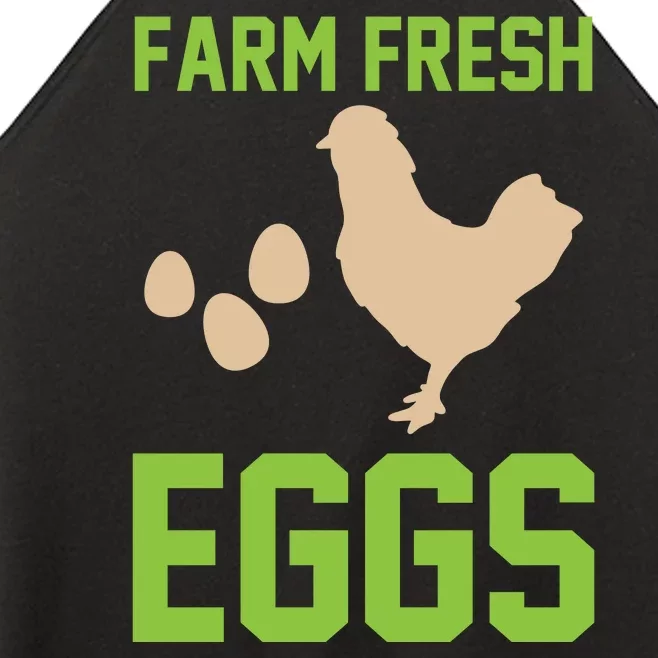 Farm Fresh Eggs Women’s Perfect Tri Rocker Tank