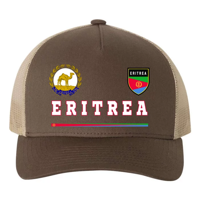 Flag Football Eritrean Eritrea Sport Soccer Jersey Yupoong Adult 5-Panel Trucker Hat